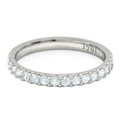 Scintillare Women's Wedding Band in Platinum 950